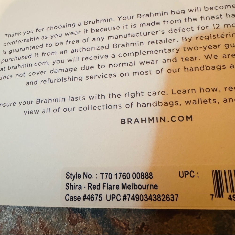 NWT!! Brahmin Shira Bucket Bag in Vibrant Red Flare, Croc Embossed Leather! - Picture 3 of 16